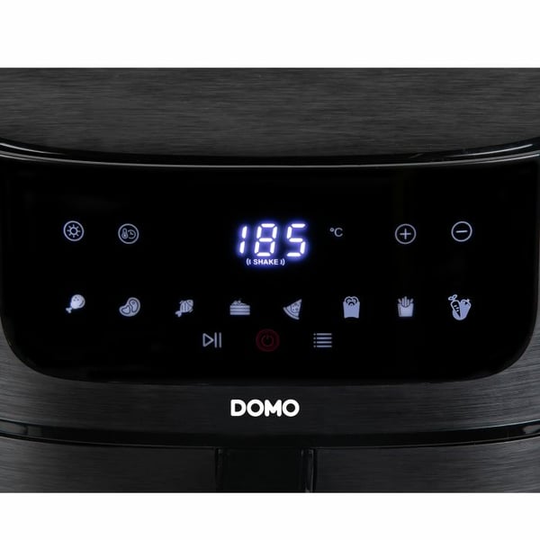 Domo DO540FR frituregryde Enkelt 6 L Enkeltstående 1500 W Varmluftsteger Sort