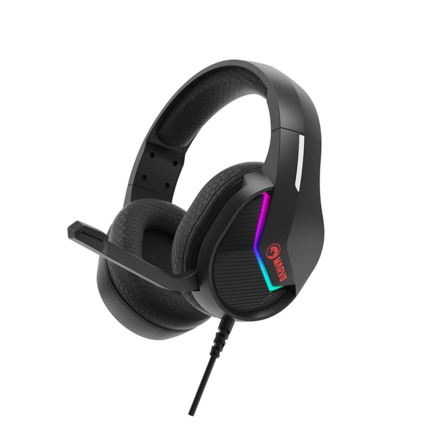 Miniatyrbild 1 av 6: Marvo H8618 Headset Kabel Huvudband Spela USB Type-A Svart