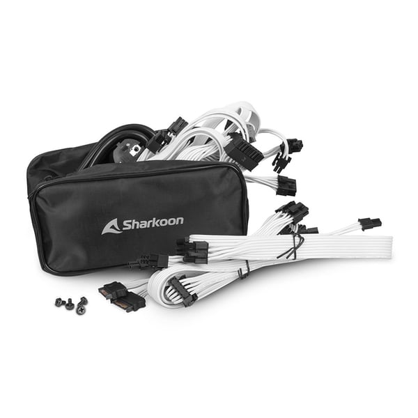 Miniatyrbillede 3 af 4: Sharkoon Rebel P30 Gold - 1000 W - 100 - 240 V - 50/60 Hz - 12 A - 6 A - 120 W