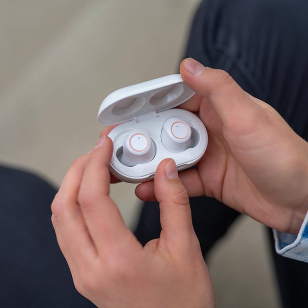 Pikkukuva 2 / 8: Niceboy HIVE drops Fleur Kuulokkeet Langaton In-ear Urheilu USB Type-C Bluetooth Valkoinen