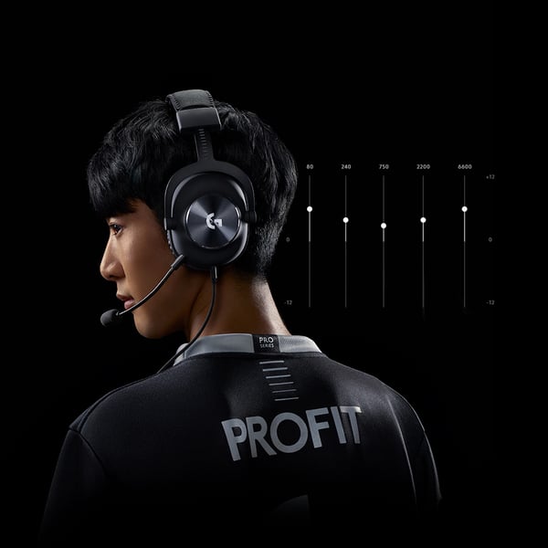 Logitech G PRO X Gaming Headset Kabel Huvudband Spela Svart