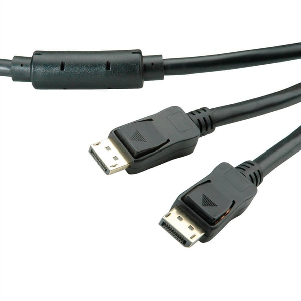 VALUE 14.99.3496 DisplayPort kabel 20 m Sort