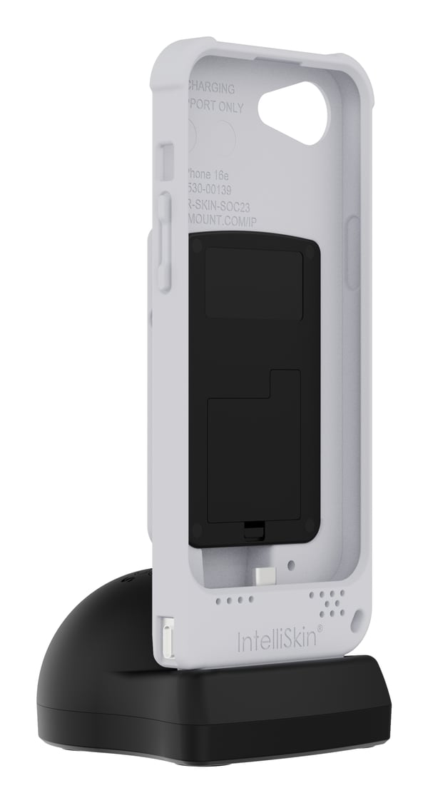 Socket Mobile DuraSled DS840 Streckkodsläsare till smartphone 1D/2D Svart, Grå