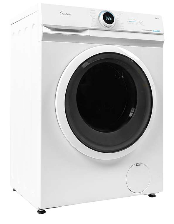 Miniatyrbillede 3 af 5: Midea MF100W90BA/W-IT vaskemaskine Front-læsning 9 kg 1350 rpm Hvid
