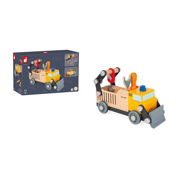 JANOD Brico'kids wooden builder’s truck