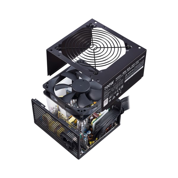 Miniatyrbild 9 av 9: Cooler Master MWE 700 White 230V - V2 strömförsörjningsenheter 700 W 24-pin ATX ATX Svart