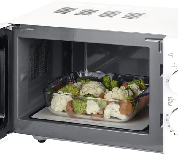 Miniatyrbillede 4 af 5: Severin MW 7765 Sort, Sølv Solo mikroovn Bordplade 20 L 800 W
