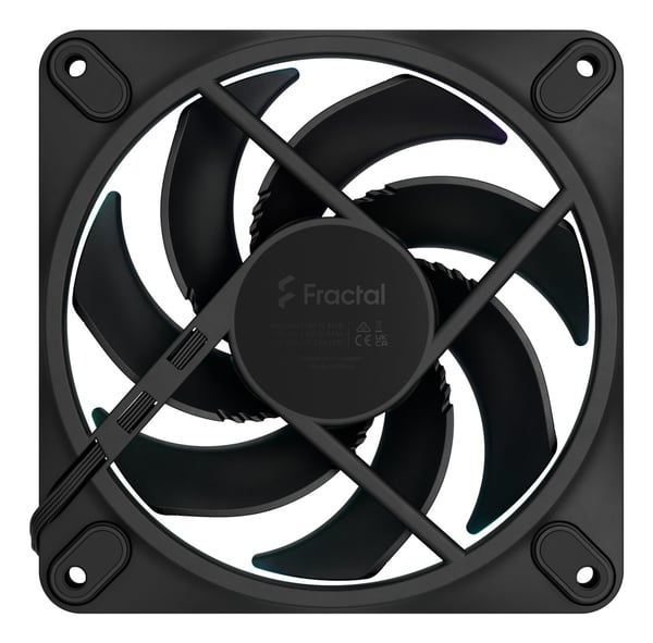 Fractal Design Momentum 12 RGB Computerkabinet Ventilator 12 cm Sort 3 stk