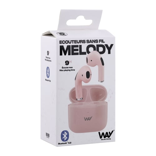 Pikkukuva 9 / 9: T'nB Melody 2 Kuulokkeet True Wireless Stereo (TWS) In-ear Puhelut/Musiikki/Urheilu/Päivittäinen USB Type-C Bluetooth Vaaleanpunainen