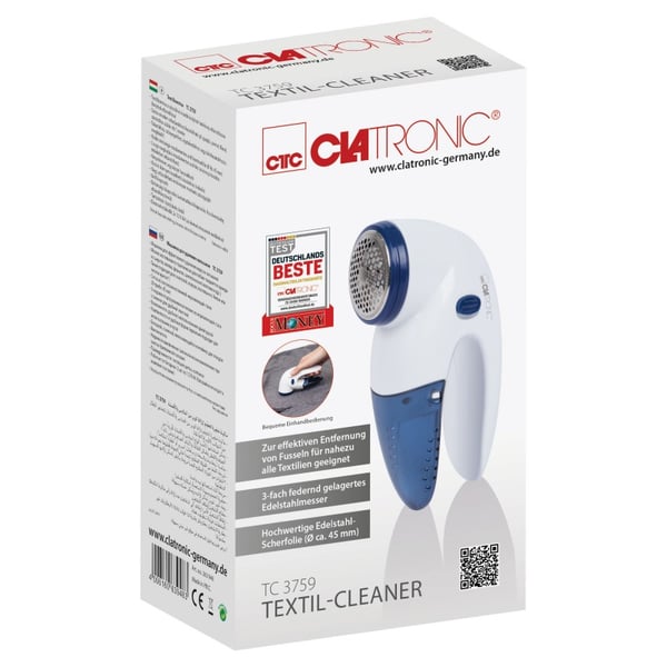 Clatronic TC 3759 Blå, Vit Rostfritt stål