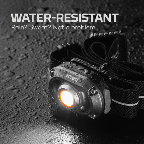 NEBO NEB-BND-0004-H ficklampor Svart Handhållen ficklampa + pannlampa LED