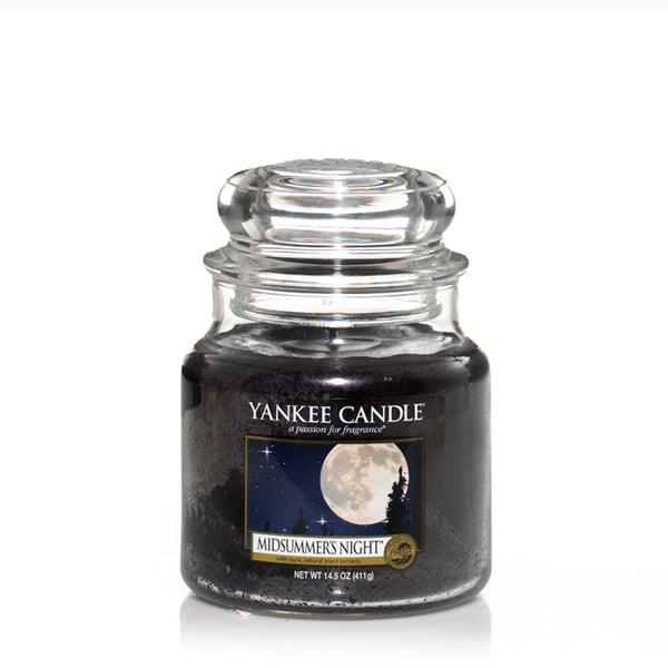 Yankee Candle 114174e vokslys Rund Sort 1 stk