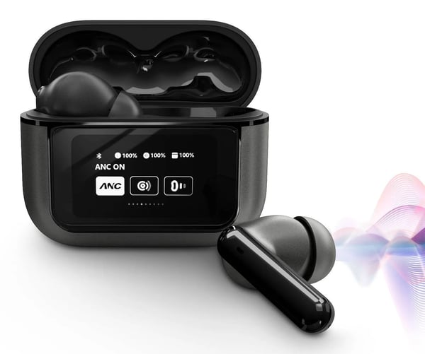 Energy Sistem Display ANC Kuulokkeet True Wireless Stereo (TWS) In-ear Puhelut/Musiikki USB Type-C Bluetooth Musta