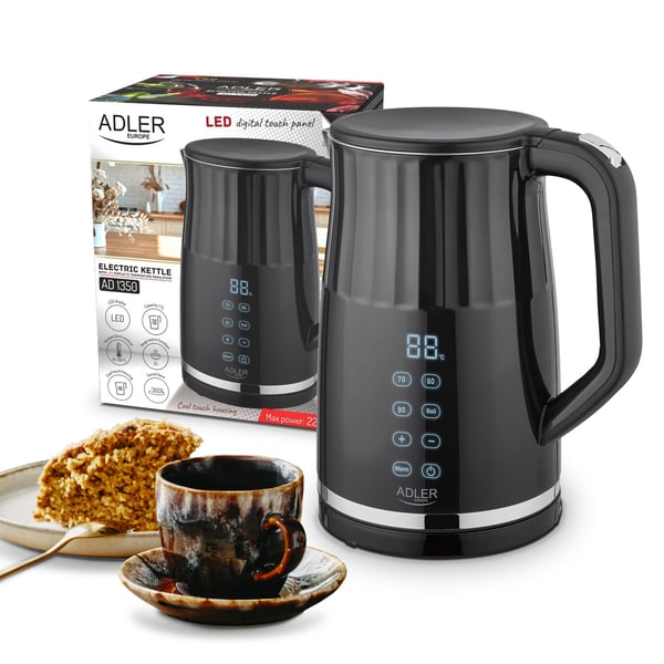 Miniatyrbillede 12 af 15: Adler AD 1350 elkedel 1,7 L 1850 W Sort