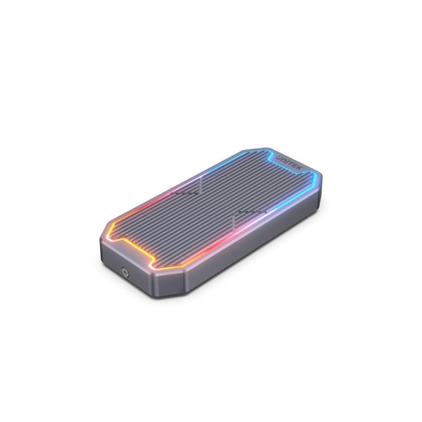 UNITEK SolidForce Spectrum SSD-inkapsling Grå M.2