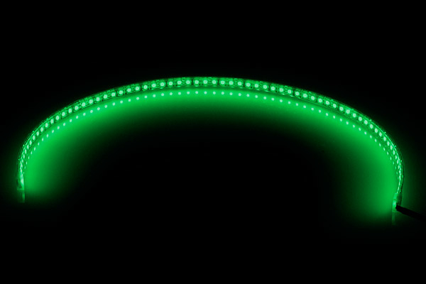 Miniatyrbillede 1 af 4: Phobya LED-Flexlight HighDensity green 60cm Kabelstyringssæt