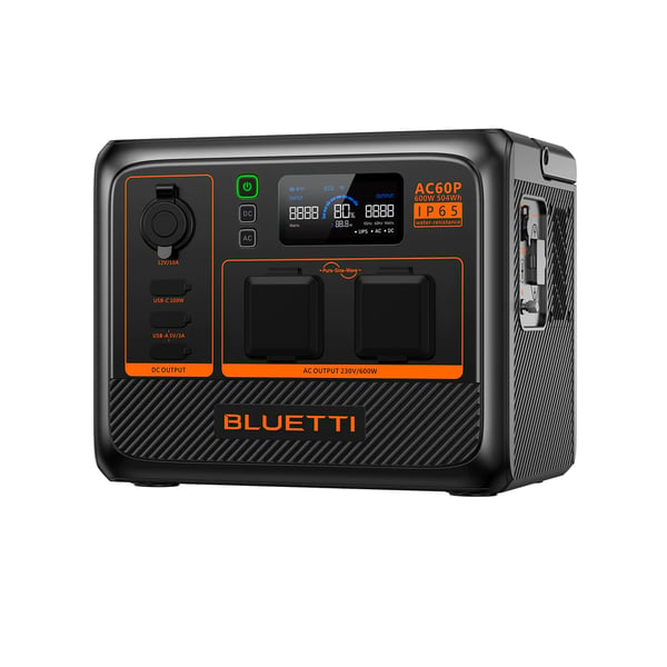 Pikkukuva 3 / 3: Bluetti AC60P Kannettava virta-asema Litiumrautafosfaatti (liFePo4) 600 W 9,1 kg