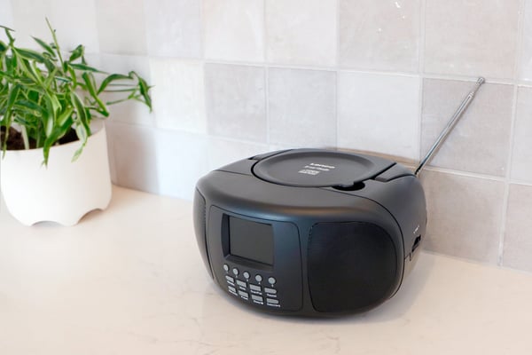 Lenco SCD-6000 radio Kannettava Digitaalinen Musta