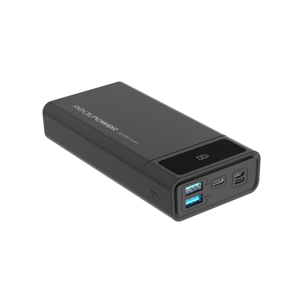 Miniatyrbillede 1 af 3: RealPower PB-20k PD 20000 mAh Sort