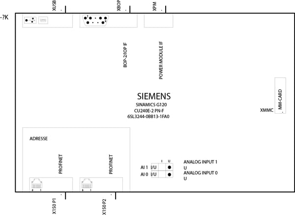 Miniatyrbild 2 av 2: Siemens 6SL3244-0BB13-1FA0 gateways & controllers