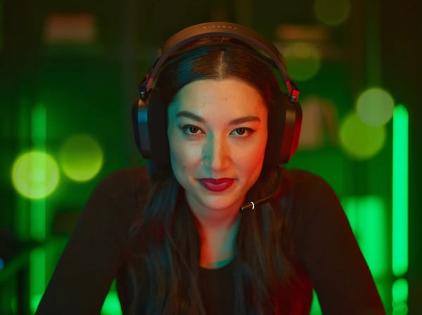 Corsair HS80 RGB Headset Trådlös Huvudband Spela Svart