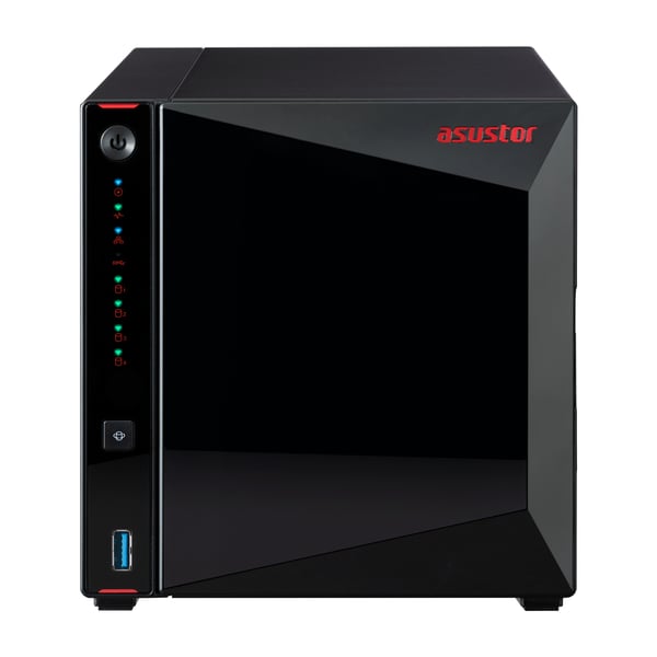 Miniatyrbild 4 av 6: Asustor Nimbustor 4 AS5304T NAS Skrivbord Intel® Celeron® J4105 4 GB DDR4 0 TB ADM Svart
