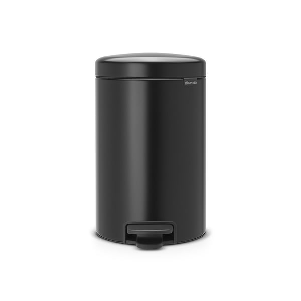 Miniatyrbild 1 av 5: Brabantia 113741 papperkorgar 12 l Rund Svart