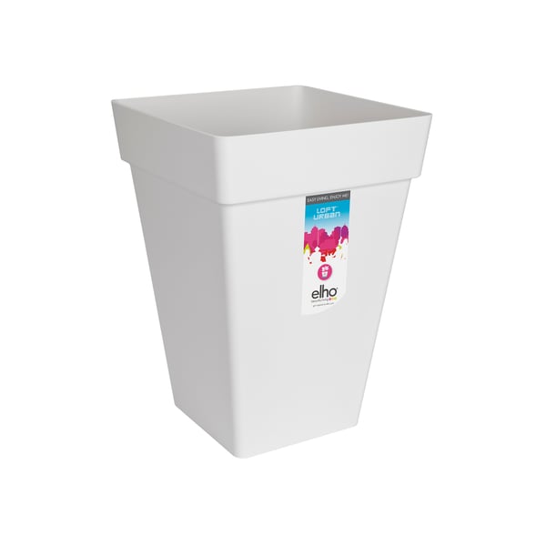 elho 8711904230555 blomkruka Vit Plast