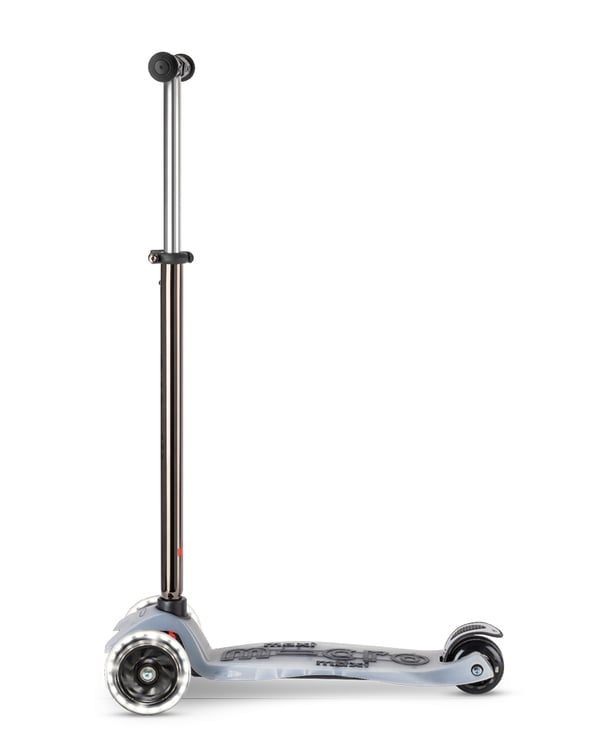 Miniatyrbillede 3 af 5: Micro Mobility Maxi Micro Deluxe Flux LED Neochrome Børn Trehjulet scooter Sort, Hvid