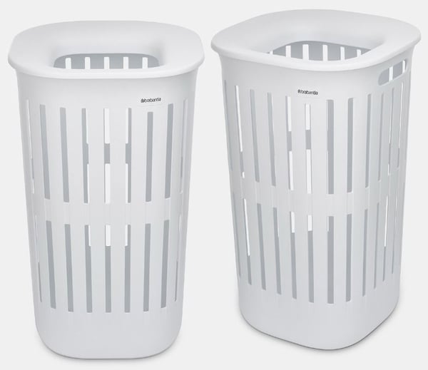 Pikkukuva 1 / 7: Brabantia Collect-It pyykkikori 55 L Ovaali Kierrätetty muovi Valkoinen