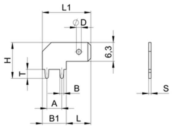 Vogt 3867d.68 elektrisk kontakt