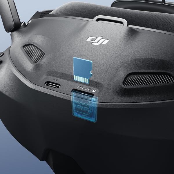 DJI Goggles N3 Skärm för montering på huvudet 328 g Svart, Grå