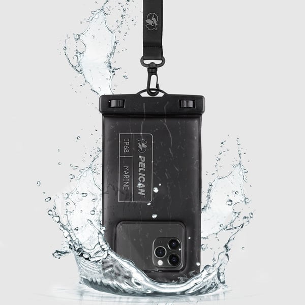 Case-mate Pelican Marine Waterproof Floating Pouch mobiltelefon etui Lommeetui Sort