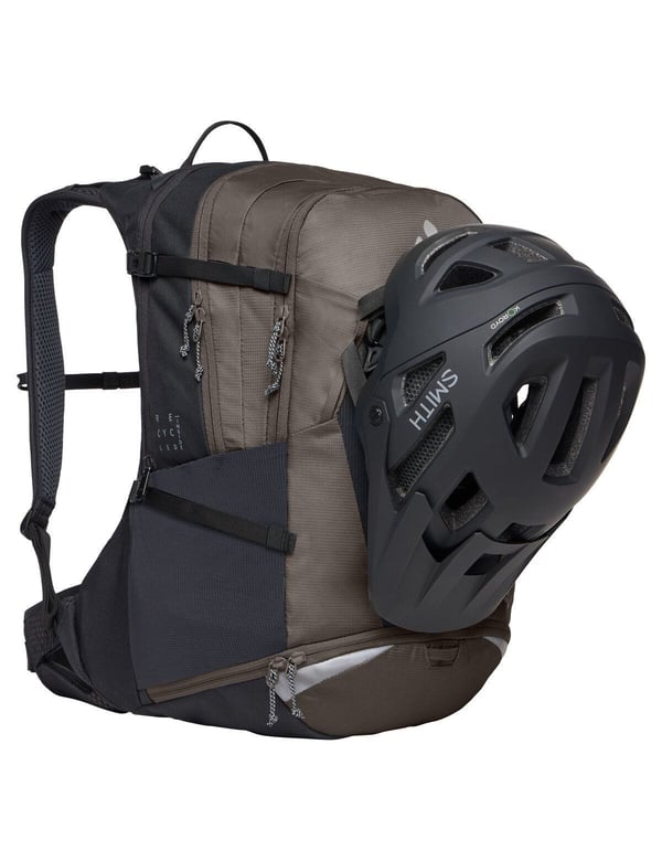 VAUDE Bike Alpin 28+5 rygsæk Sportsrygsæk Sort, Brun Polyamid, Polyurethan (PU), Polyester