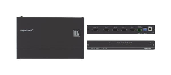 Kramer Electronics VM-4H2 video linieforstærker Sort