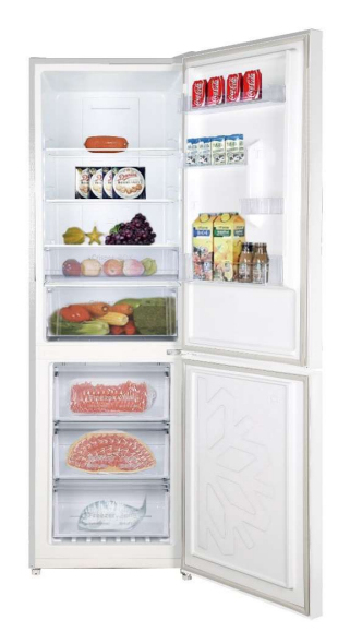 CHiQ GCB340NEIDW Fritstående 322 L Hvid