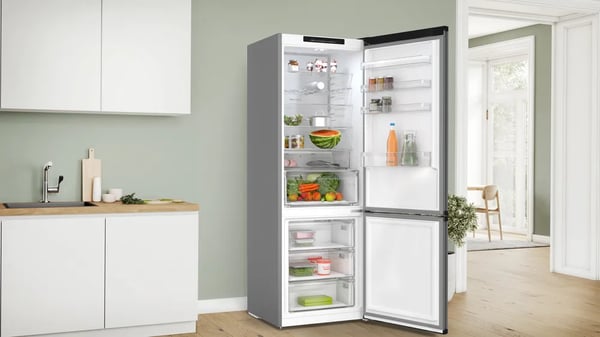 Miniatyrbillede 3 af 8: Bosch Serie 4 KGN49OCAF køle-/fryseskab Fritstående 440 L Anthracit