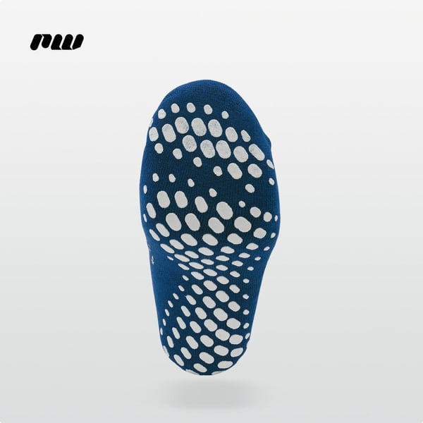 Miniatyrbillede 3 af 4: PlayWear Gripsocks Unisex Atletiksokker Blå