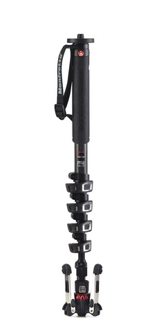 Manfrotto MVMXPROC5 enbensstativ för kamera 1/4, 3/8" Kolfiber Svart