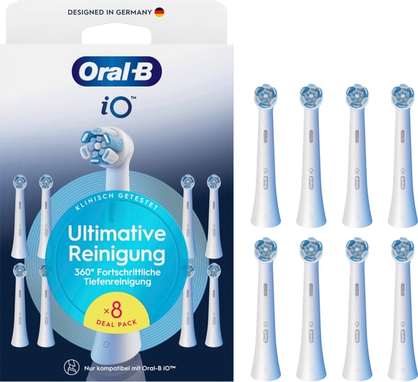Oral-B iO Ultimate Clean, 8 kpl pakkaus