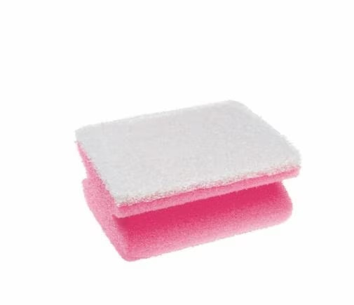 Miniatyrbillede 2 af 2: Scotch-Brite 7100248038 svamp Lyserød, Hvid 16 stk