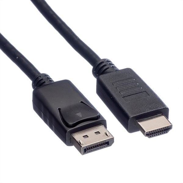 ROLINE 11445781 2 m DisplayPort HDMI Svart