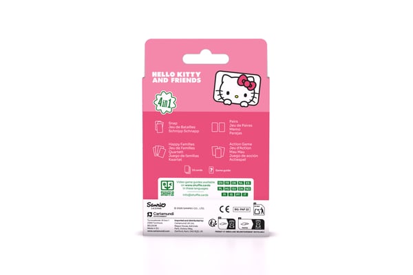 Shuffle 11111112 lautapeli Jeu De Familles - Hello Kitty 15 min Korttipeli Monilajinen