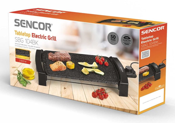 Miniatyrbild 6 av 9: Sencor SBG 104BK kontaktgrill