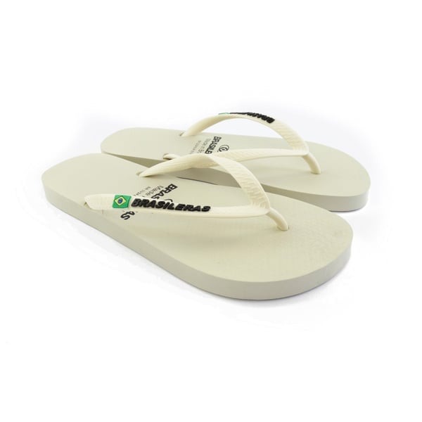 Brasileras UBCLAWSS1911_40-41 klipklap og badesandal Hunstik Hvid