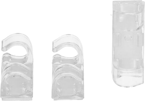 Miniatyrbillede 10 af 12: Max Hauri AG Cable Home 164657 kabelorganisator Universel Kabelklemme Transparent 14 stk