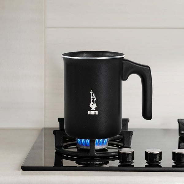 Miniatyrbild 5 av 9: Bialetti 00AGR394 mjölkskummare och mjölkvärmare Manuell mjölkskummare Svart
