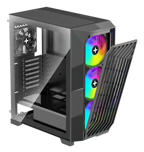 Xilence Performance A+ BREEZE II Midi Tower Svart
