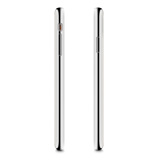 Moshi iGlaze mobiltelefon etui Ramme Sølv, Hvid