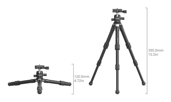 SmallRig 5026 kamerastativ Digital-/filmkameraer 3 ben Sort